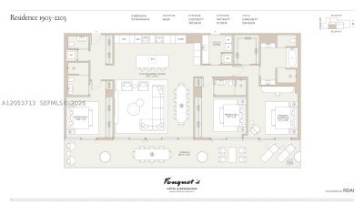 Comprar apartamento en Miami Design Residences Designed by Chipperfield 2103