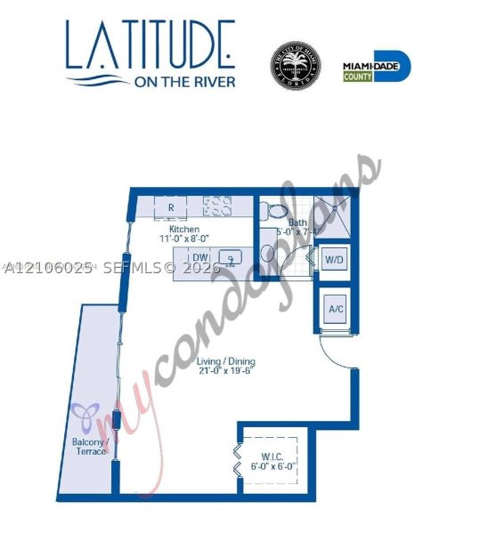 Apartment for rent at Latitude On The River 2700