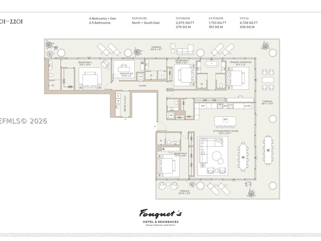 apartamentos a venda no Miami Design Residences Designed by Chipperfield